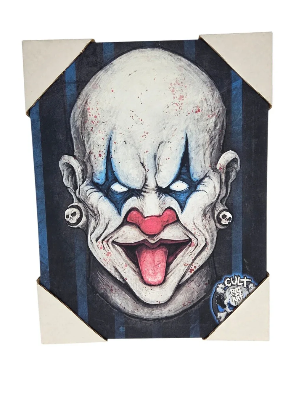 Cult Art Killer Creepy Clown Wall Art Halloween Decor Funhouse Carnival Horror